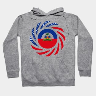 Haitian American Multinational Patriot Flag Hoodie